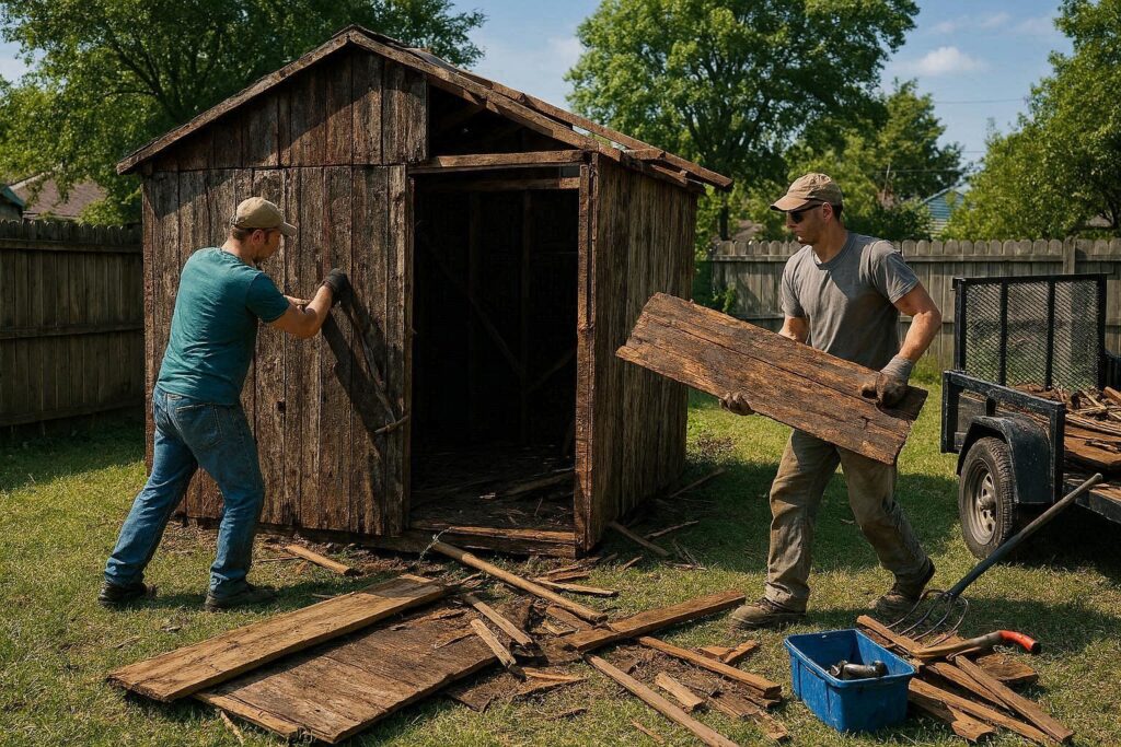 Shed Removal junk removal service in Boise